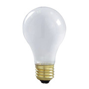 Satco Bulb, Incandescent, 100W, A19, Med Left Hand Thread LHT Base, Type A S6010