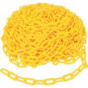 Zoro Select Warning Chains, 2" Size, 100 ft., Yellow 78238