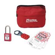 Master Lock Personal Lockout Kit with Pouch, Red S1010P410