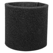 Dayton Sleeve Filter, For Shop Vacuum, Reusable 783GC4