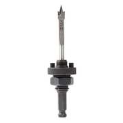 Milwaukee Tool 7/16 in. Shank Threaded Arbor with Clean Wood Pilot Drill Bit for BIG HAWG with Carbide Teeth Hole Saws 49-56-9306