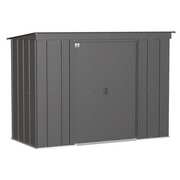 Arrow Storage Products 8x4 Classic Steel Storage Shed, Charcoal CLP84CC