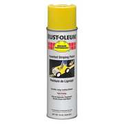 Rust-Oleum Inverted Striping Paint, 20 oz, Yellow, Solvent -Based 2348838V