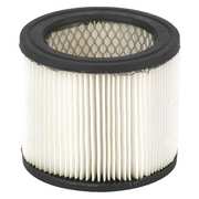 Shop-Vac Vacuum Filter, Fits Shop-Vac Vacuum Brand, 5 3/4 in, Fits H87S/Hangup/P12S/Wallmount Models 9039833