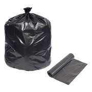 Tough Guy 65 Gal Recycled Material Trash Bags, 50 in x 50 in, 2 mil, Black, 50 Pack 784JG8