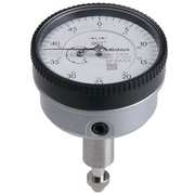 Mitutoyo Dial Indicator, 0 in to 2 in, White 1167A