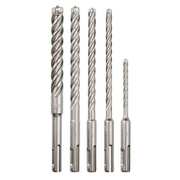 Milwaukee Tool 5 pc. 4-Cutter MX4 SDS-Plus Rotary Hammer Drill Bit Set 48-20-7498
