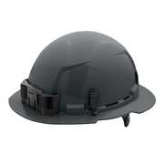 Milwaukee Tool Full Brim Gray Full Brim Hard Hat w/6pt Ratcheting Suspension - Type 1, Class E, Type 1, Class E 48-73-1135