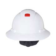 3M SecureFit, Full Brim Hard Hat, Type 1, Class E, Type 1, Class G, Ratchet (4-Point), White H-801SFR-UV