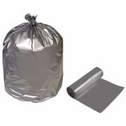 Recycled Trash Bags,60 gal,Black,PK100 Tough Guy 31DK58