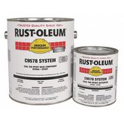 Rust-Oleum Epoxy Activator and Finish Kit, Black, matte, 1 gal, 1 qt, 100 to 130 sq ft/gal, C9578 Series C95782402