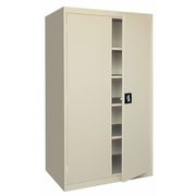 Sandusky Lee 20/22 ga. ga. Steel Storage Cabinet, 46 in W, 72 in H, Stationary EA4R462472-07
