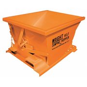 Zoro Select Self Dumping Hopper, 4000 lb., Orange 2577 ORANGE