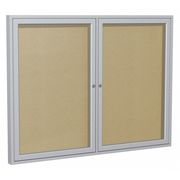Ghent Enclosed Outdoor Bulletin Board 48"x36", Tack PA23648VX-181