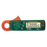 Extech Clamp Meter, 30 A, 0.9 in (23 mm) Jaw Capacity, Cat III 300V Safety Rating 380942