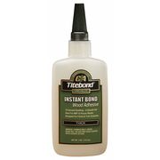 Titebond Instant Adhesive, Instant Bond Series, Clear, 4 oz, Bottle 6222