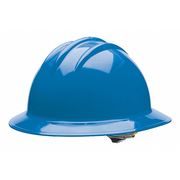Bullard Full Brim Hard Hat, Type 1, Class E, Ratchet (6-Point), Blue 33KBR