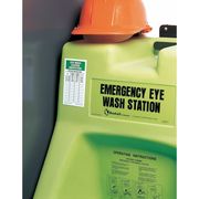 See All Industries Eye Wash Sta Inspection Tag, Foil, PK25 IL-EYE