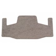 Bullard Replacement Brow Pad, Sweatband, Absorbs Moisture, Cotton, Gray, Attaches To Suspension RBPCOTTON