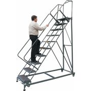 Ballymore 153 in H Steel Rolling Ladder, 12 Steps, 450 lb Load Capacity SW1232G