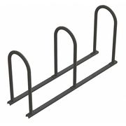 Madrax Bike Rack, 2-Sided, 6-Bike, Black/Silver UT160-6-B