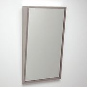 See All Industries 36 in "H x 18 in "W, Fixed Tilt, Framed Mirror ADA, Glass FTILT1836G