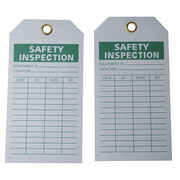 Zoro Select Safety Inspection Tag, 5-3/4 x 3 In, PK100 8CMR1