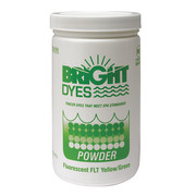 Bright Dyes Dye Tracer Powder, Flt Yellow/Green, 1 lb 105001