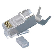 Triplett Connector, Shielded, 8 Contacts, PK100 CAT7-HPPS-HP