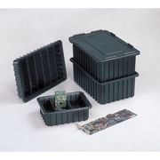 Lewisbins Divider Box, Black, Polyethylene, 22 3/8 in L, 17 7/16 in W, 12 in H DC3120-SXL    BUY 3S