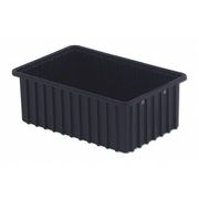 Lewisbins Divider Box, Black, Polyethylene, 16 1/2 in L, 11 in W, 6 in H DC2060-SXL    BUY 8S