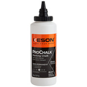 Keson Marking Chalk Refill, Black, 8 Oz 8BLACK