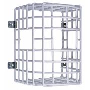 Safety Technology International Wire Guard, White Steel, 6 in x 6 in, For Use With Beam Smoke Detector DS240 & DS241 STI 9623