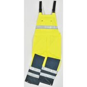 Occunomix Breathable Bib Pants, Hi-Vis Yellow, XL LUX-TENBIB-YXL