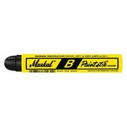 Markal Paint Crayon, Large Tip, Black Color Family, 12 PK 80223