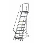 Ballymore 133 in H Steel Stock Picking Rolling Ladder, 10 Steps, 450 lb Load Capacity 103228X