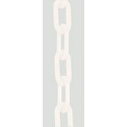 Zoro Select 1.5" (#6, 38 mm.) x 100 ft. White Plastic Chain 30001-100