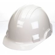 Bullard Front Brim Hard Hat, Type 2, Class E, Ratchet (4-Point), White VTWHR