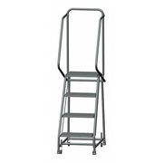 Ballymore 68 in H Steel Rolling Ladder, 4 Steps, 450 lb Load Capacity H418X