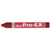 Markal Lumber Crayon, Large Tip, Red Color Family, Clay, 12 PK 80382