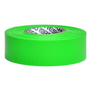 Zoro Select Taffeta Flagging Tape, Green Glo, 150 ft TFGG-200