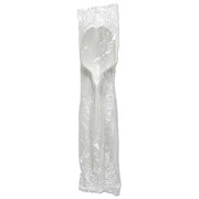 Zoro Select Disposable Spoon, White, Plastic, PK1000, Product Series: No Series V01799