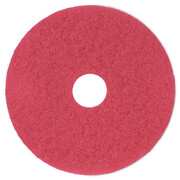 Premiere Pads Buffing Floor Pads, 16", Red, PK5 PAD 4016 RED