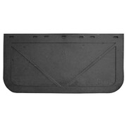 Buyers Products Mud Flaps, 12 in X 24 in, Rubber, Black, 1 PR B2412LSP