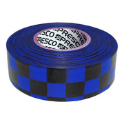 Zoro Select Flagging Tape, Blue/Blk, 300ft x 1-3/16In CKBBK-200