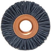 Brush Research Manufacturing CY1500SC Abrasive Nylon Copper Center Wheel, 1" Dia., 500SC, .375" Arbor Hole, .125" Trim CY1500SC