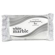 White Marble Basics Bar Soap, Fresh, 3/4, PK1000 DW06009