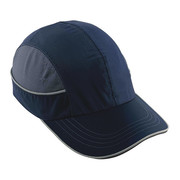 Skullerz By Ergodyne Bump Cap, Long Brim Baseball, ABS, Hook-and-Loop Suspension, Navy, Fits Hat Size One Size Fits Most 8950