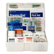 First Aid Only First Aid Kit, Serves 25 People, 80 Components, Plastic Case FAO-130