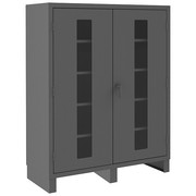 Durham Mfg 12 ga. ga. Steel Storage Cabinet, 60 in W, 78 in H, Stationary HDCC246078-4S95